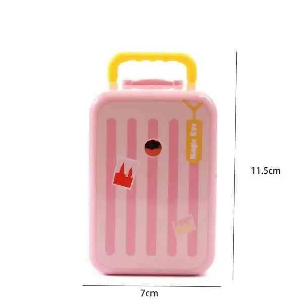 A Cool Suitcase Shaped Mechanical Pencil Sharpener For Everyone (pink, Single piece)