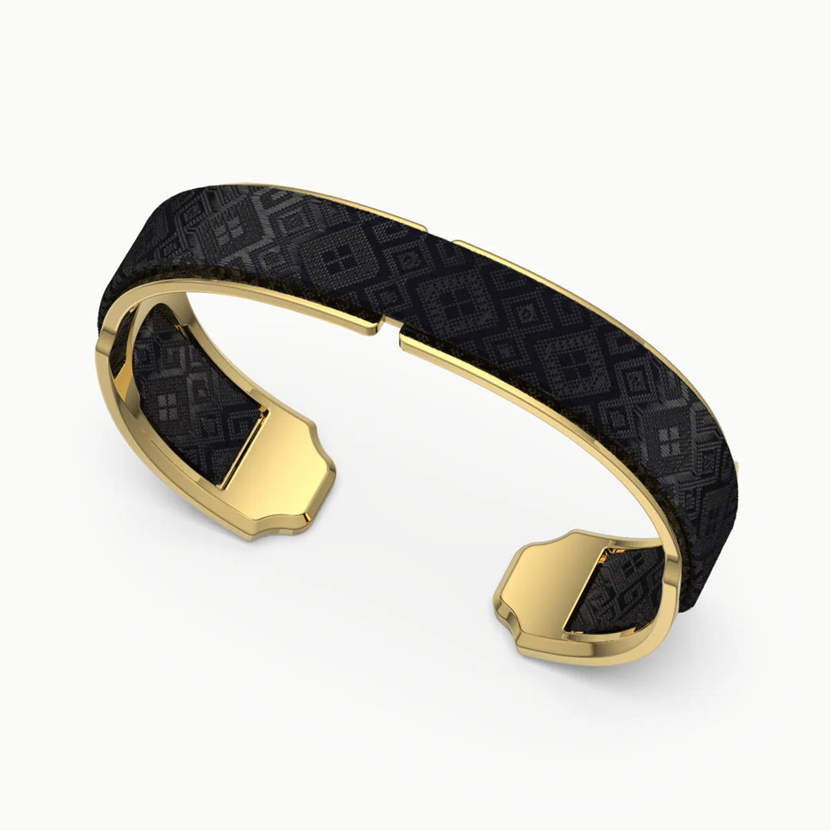 Bare Silk Cuff - Obsidian Black