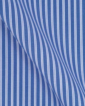 Canclini Argento Navy Blue Stripe Shirt 3030.w060.0003.f03