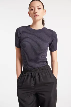 Doofy Knit Blouse - Ebony