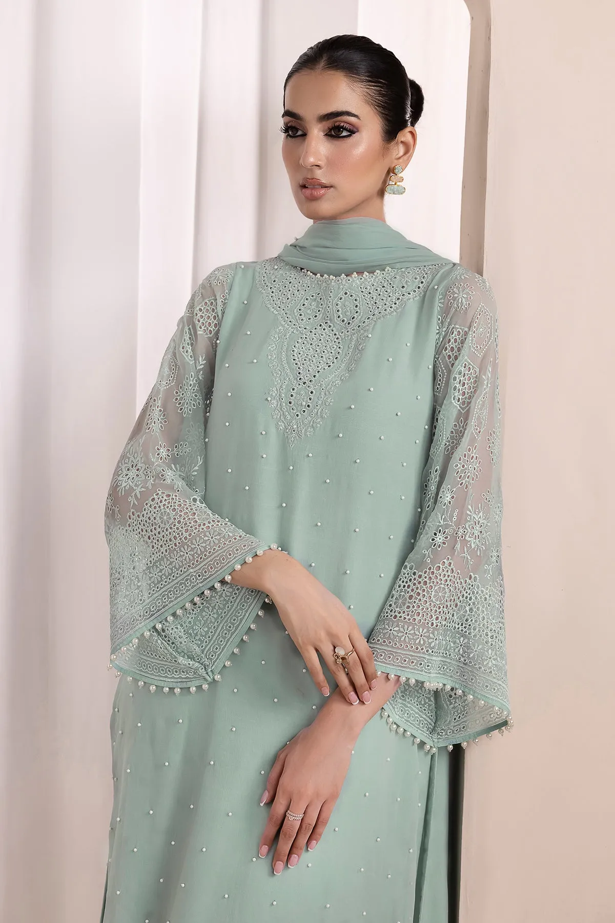 EMBROIDERED CHIFFON PR-842