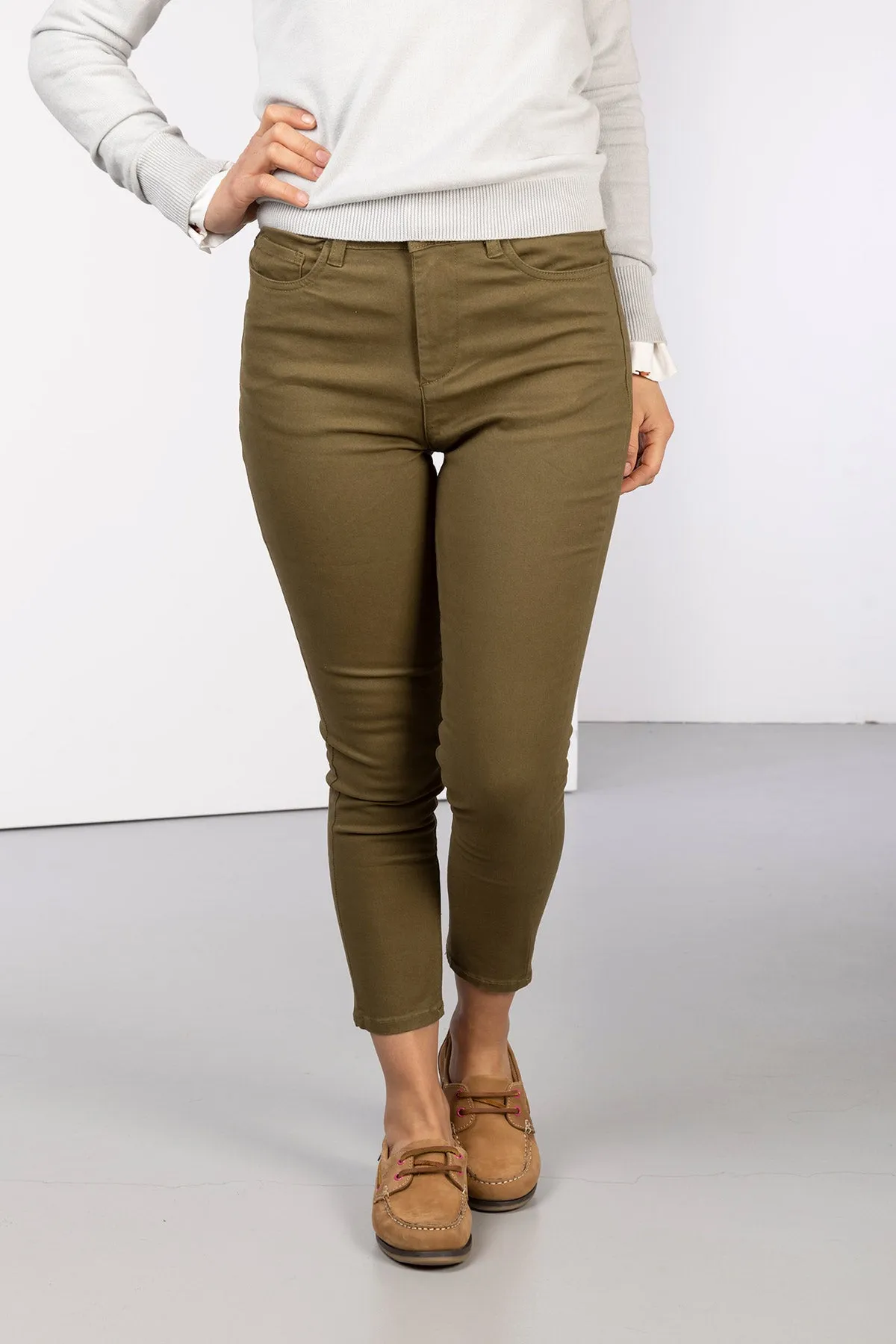 Ladies Cropped Jeans - Ella