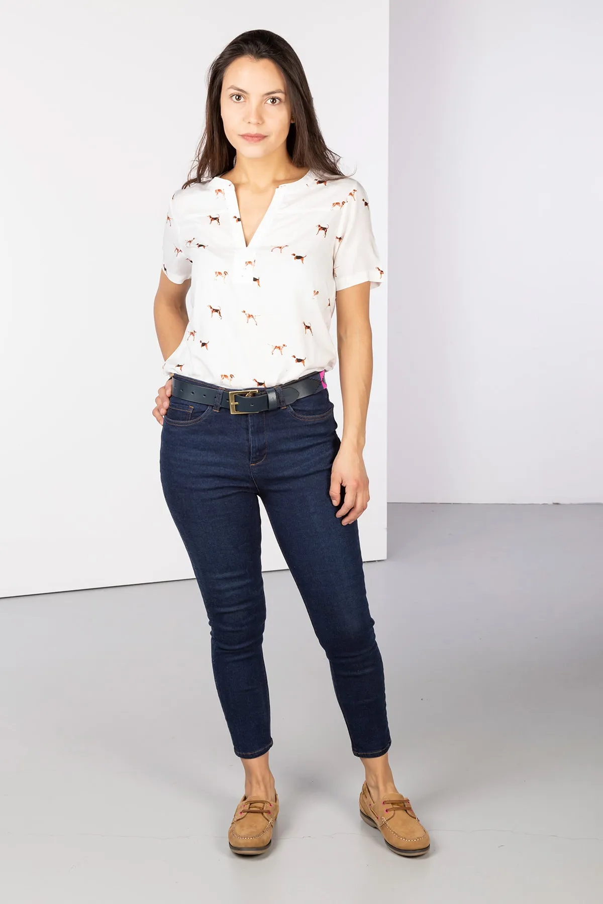 Ladies Cropped Jeans - Ella