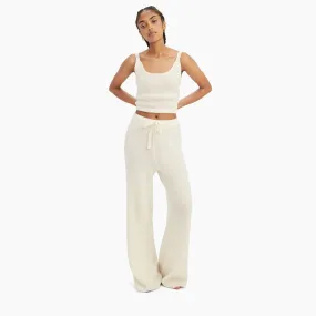 Here is an optimized title with modifiers for the e-commerce product:

Womens Luxe Merino-Cashmere Wide-Leg Lounge Pants