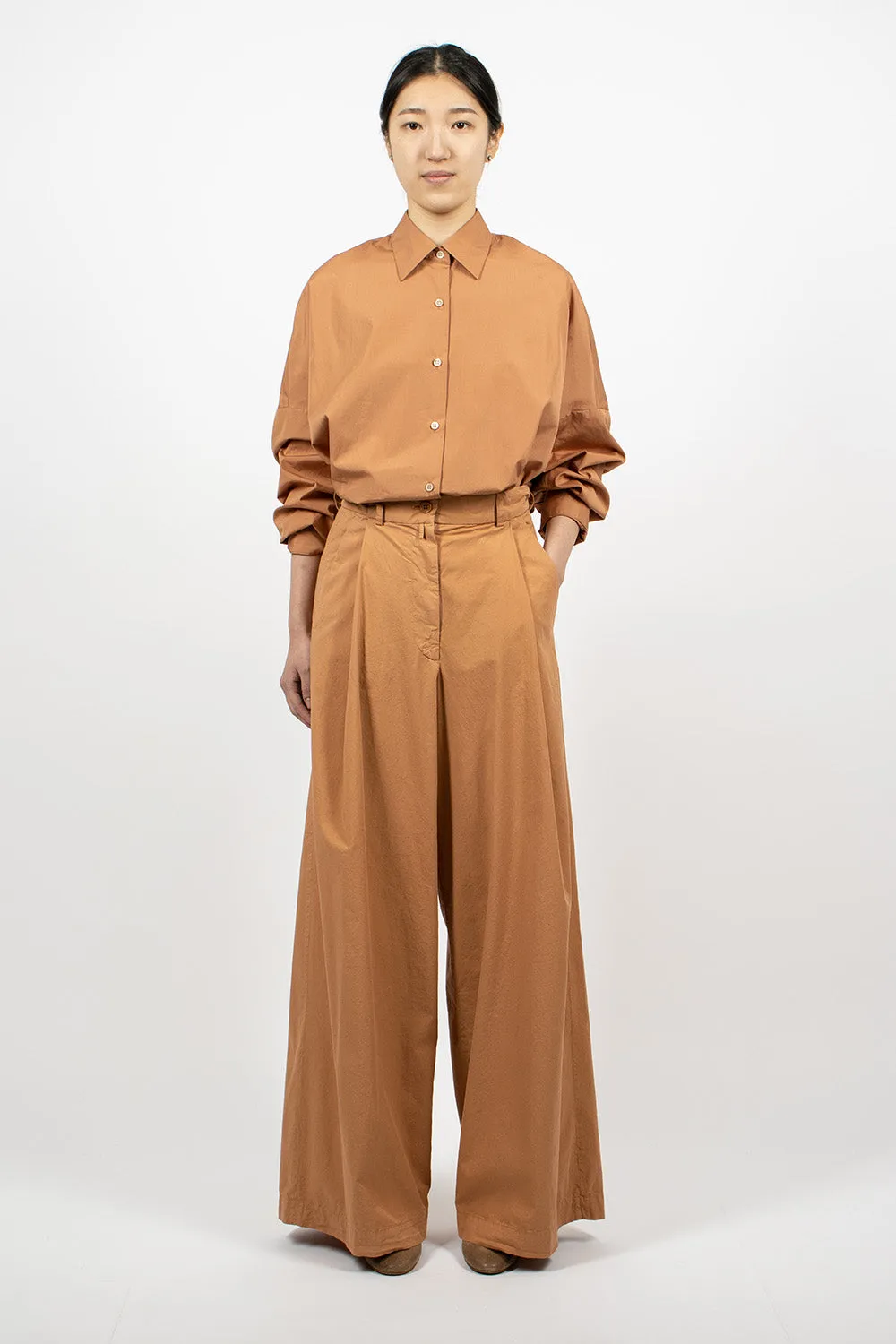 Oversized Suit Trouser Rust