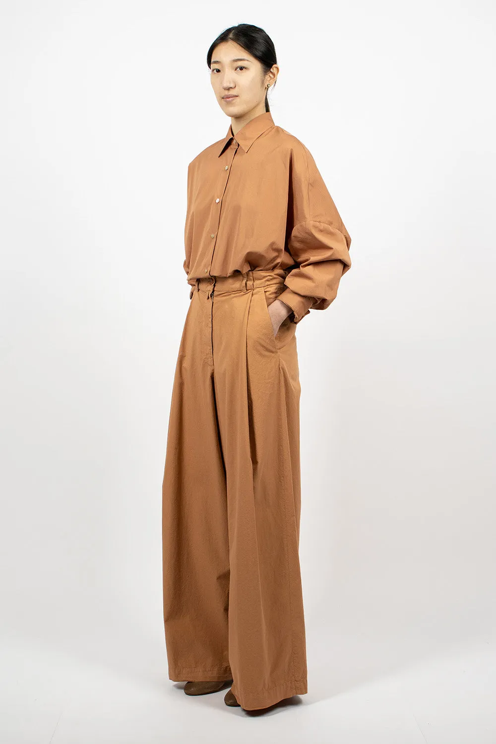 Oversized Suit Trouser Rust