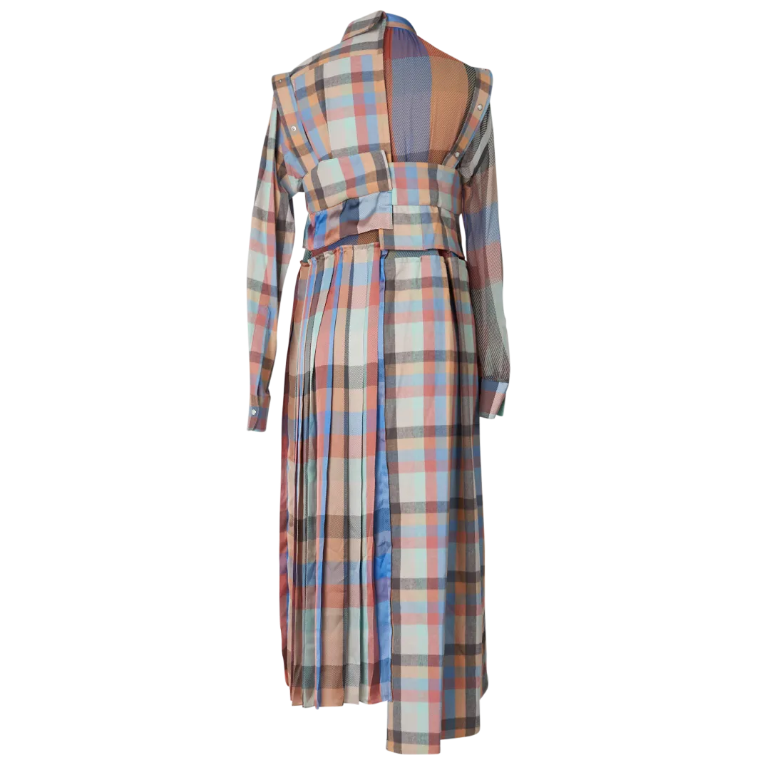 Plaid Dress - Multicolor