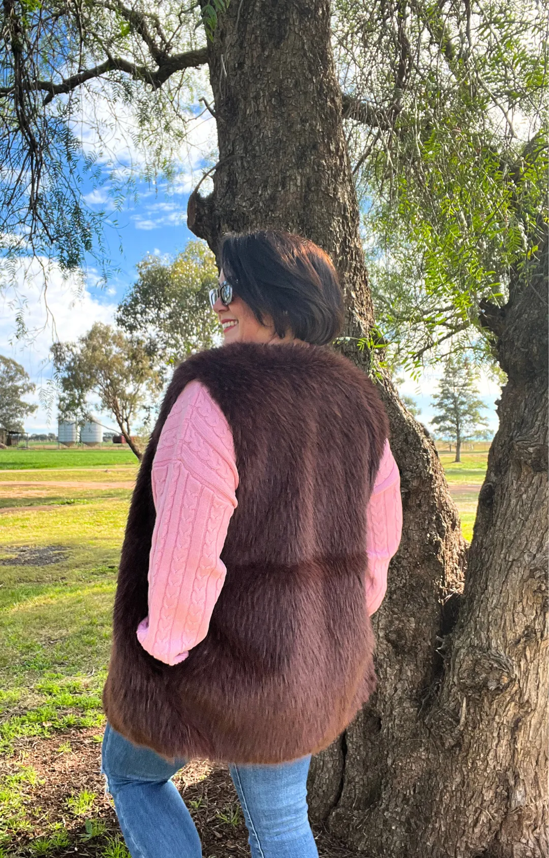 Willa Cable Knit - Perfect Pink