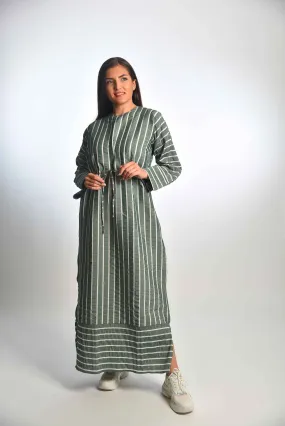 Woman’s Striped Dress